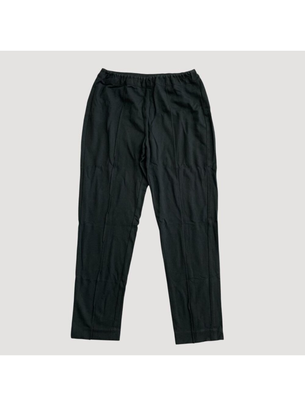 Soft Surroundings Women's M Black Tapered Knit Pants Casual P0396